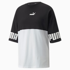 Power Colourblock T-Shirt Women, Puma White