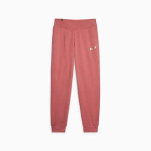ESS+ Metallic Women's Pants, Astro Red-Gold Foil, extralarge-IND