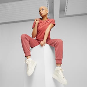 ESS+ Metallic Women's Pants, Astro Red-Gold Foil, extralarge-IND