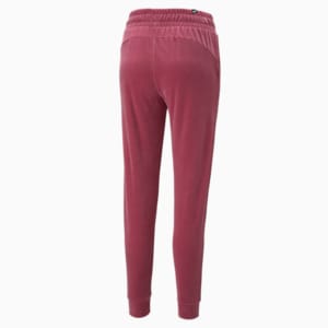 Essentials+ Velour Pants Women, Dusty Orchid