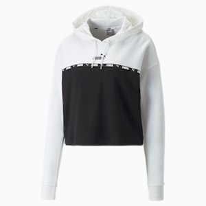 Power Tape Women's Relaxed Fit Hoodie, Puma White, extralarge-IND