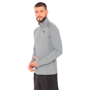 Active dryCELL Men's Half Zip Sweater, Medium Gray Heather