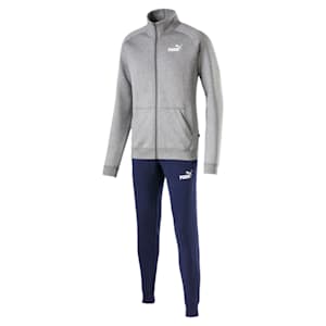 Clean CL Men's Sweat Suit, Medium Gray Heather