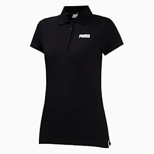Essentials Women's Piqué Polo, Cotton Black