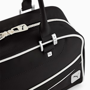 Bolso de mano PUMA para mujer, BLACK / WHITE, extralarge