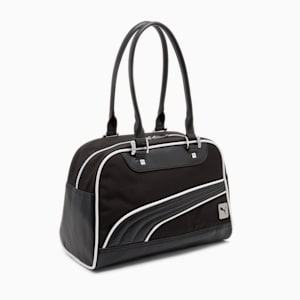 Bolso de mano PUMA para mujer, BLACK / WHITE, extralarge