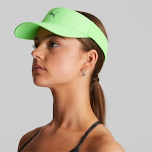 Racket Adjustable Visor, BRIGHT GREEN, extralarge