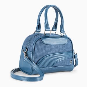 Mini sac à bandoulière et anses Femme, MEDIUM BLUE, extralarge