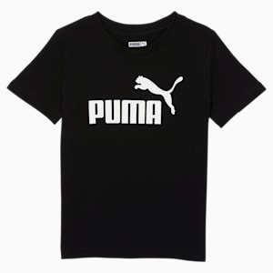 Core Little Kids' Graphic Tee, PUMA BLACK, extralarge