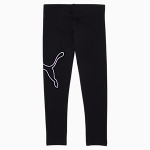 Leggings Core para niños pequeños, PUMA BLACK, extralarge