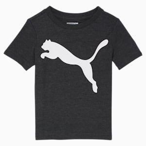 Big Cat Toddlers' Logo Tee, BLACK HEATHER, extralarge