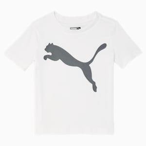 Camiseta con logo Big Cat para bebé, PUMA WHITE