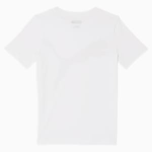 Big Cat Little Kids' Logo Tee, PUMA WHITE, extralarge