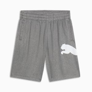 Essential Little Kids' Shorts, CHARCOAL HEATHER, extralarge