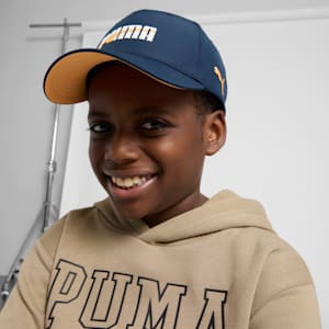 PUMA Astor Adjustable Cap JR, NAVY/ORANGE, extralarge