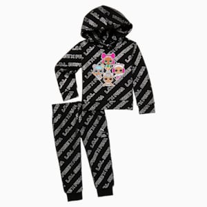 PUMA x L.O.L. Surprise! Toddler Fleece Pullover + Jogger Set, PUMA BLACK