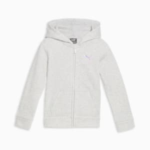 Puma girls' core crop hoodie junior clearance