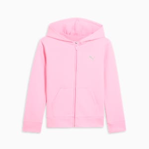 Sudadera con cremallera PUMA Core para niños grandes, PALE PINK, extralarge