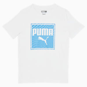 T-shirt carré Summer Break, jeune enfant, BLANC PUMA