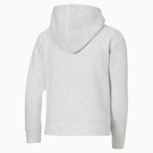 Crystal Galaxy Graphic Hoodie JR, WHITE HEATHER