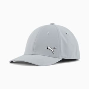 PUMA Sonic Stretch Fit Baseball Hat, Grey/White, extralarge