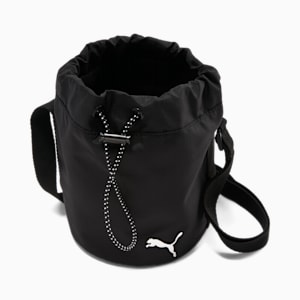 PUMA Soho Mini-Bucket Bag, Black/Silver