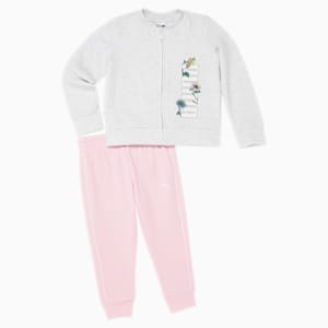 Flower Power Toddlers' Two- Piece Set, WHITE HEATHER