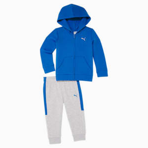 Splatter Cat Two Piece Zip Up Set, VICTORIA BLUE, extralarge