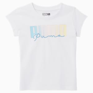 Double Trouble Toddlers' Logo Tee, PUMA WHITE