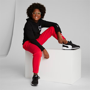 Basketball Pack Fleece Big Kids' Joggers, HIGH RISK RED, extralarge