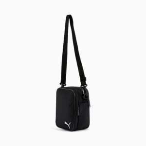 PUMA Archer Crossbody Bag , BLACK/SILVER, extralarge