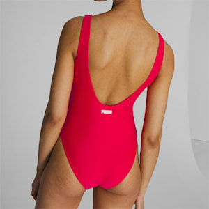 One Piece Women's Swim Suit, RED, extralarge