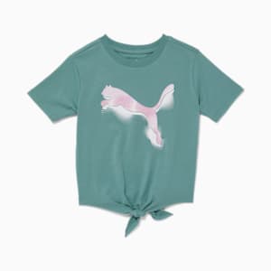 Essentials+ Animal Girls\' Knotted Tee | PUMA | T-Shirts