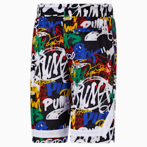 Block Party Big Kids' Shorts, Cheap Cerbe Jordan Outlet WHITE, extralarge