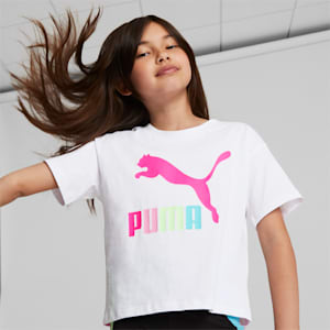 Brighter Days Pack Big Kids' Jersey Graphic Tee, PUMA WHITE, extralarge