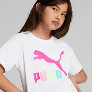 Brighter Days Pack Big Kids' Jersey Graphic Tee, PUMA WHITE, extralarge