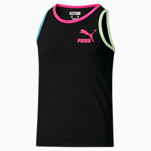 Brighter Days Pack Poly/Spandex Big Kids' Tank Top, PUMA BLACK