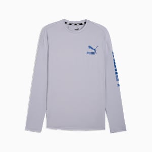 Men's Long Sleeve Rashguard, GRAY FOG, extralarge