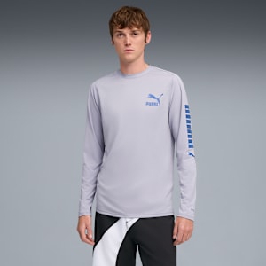 Men's Long Sleeve Rashguard, GRAY FOG, extralarge