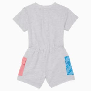PUMA x COCOMELON One-Piece Toddlers' Shortsleeve Romper , WHITE HEATHER