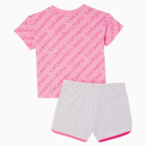 PUMA x COCOMELON Infant Two-Piece Set , CECE PINK