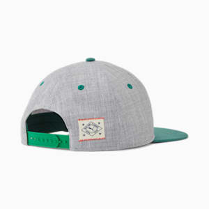 PUMA NYC Bruckner Cap, GREY/GREEN, extralarge