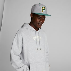 PUMA NYC Bruckner Cap, GREY/GREEN, extralarge