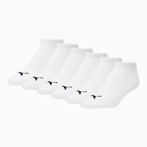 Men's Half-Terry Low Cut Socks (3 Pairs), WHITE / BLACK, extralarge