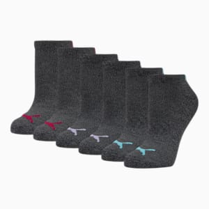 Women's Half-Terry Low Cut Socks (3 Pack), BLACK, extralarge
