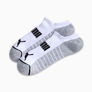 Chaussettes courtes en tissu bouclette, homme (paquet de 3), WHITE / BLACK, extralarge