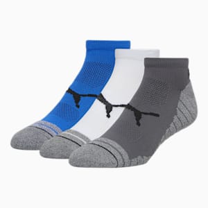 Calcetines cortos de felpa Select para hombre (paquete de 3), BLUE, extralarge