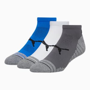 Men's Select Terry Low Cut Socks (3 Pack), BLUE, extralarge