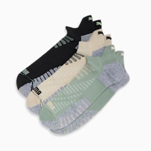 Men's Half-Terry Low Cut Socks (3 Pairs), OLIVE / KHAKI, extralarge