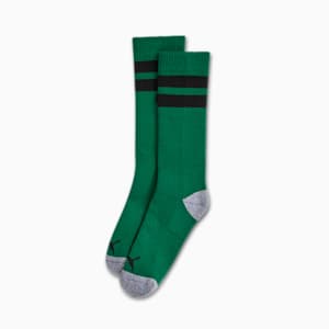 Men's Extended Terry Crew Socks (1 Pair), GREEN, extralarge
